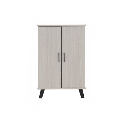 EVERETT 2 Door Shoe Cabinet - Light Oak