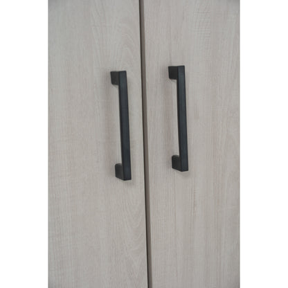 EVERETT 2 Door Shoe Cabinet - Light Oak