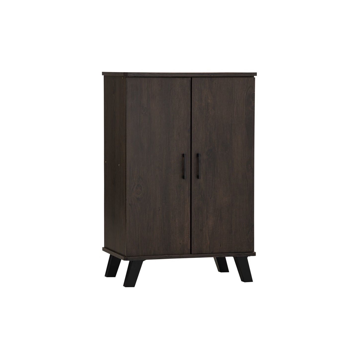 EVERETT 2 Door Shoe Cabinet - Walnut
