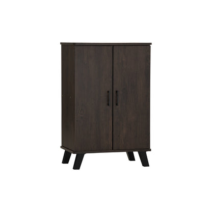 EVERETT 2 Door Shoe Cabinet - Walnut