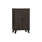 EVERETT 2 Door Shoe Cabinet - Walnut