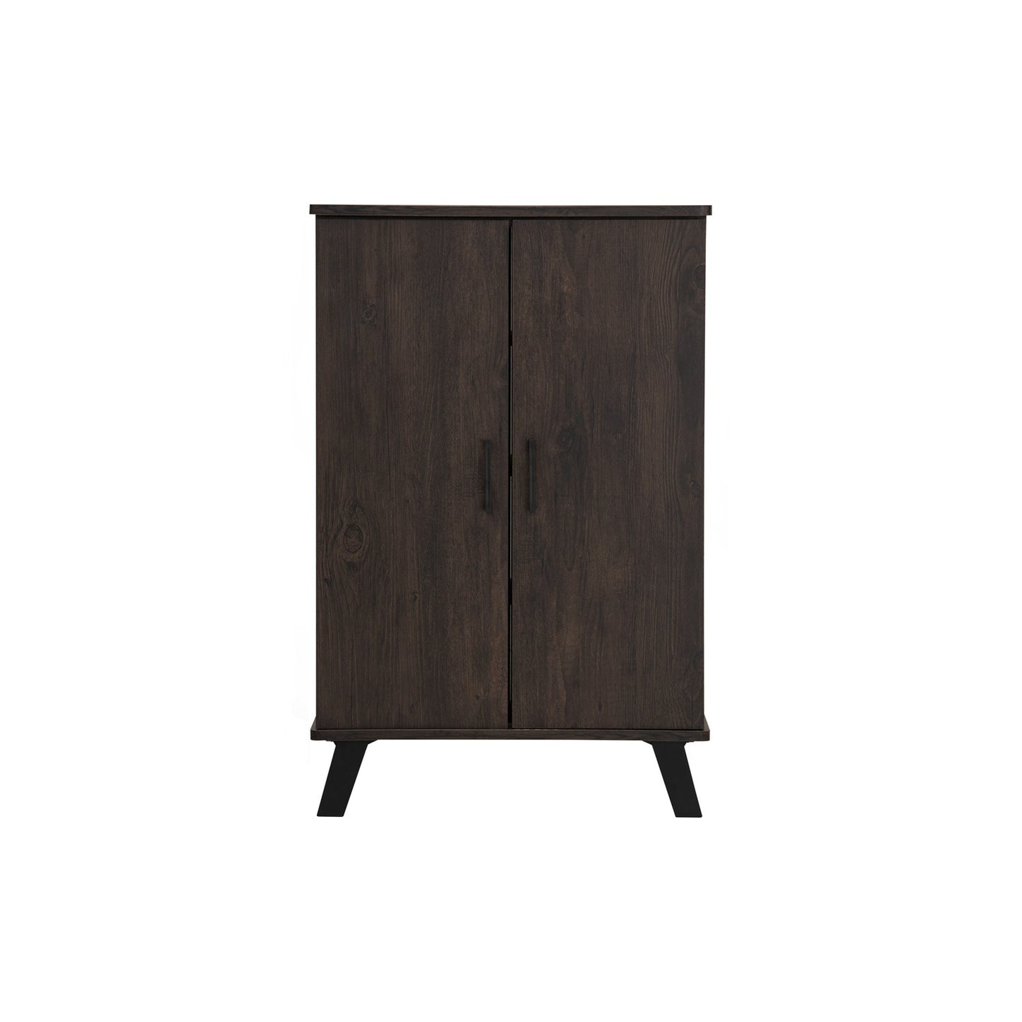 EVERETT 2 Door Shoe Cabinet - Walnut