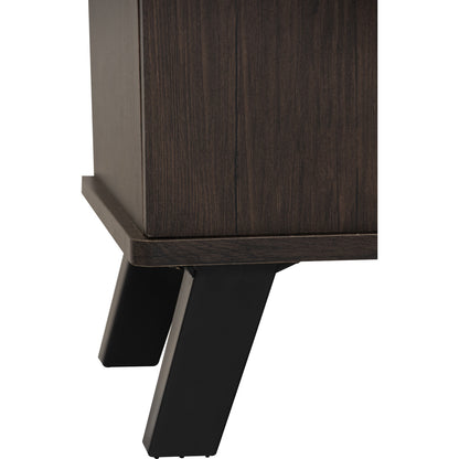 EVERETT 2 Door Shoe Cabinet - Walnut