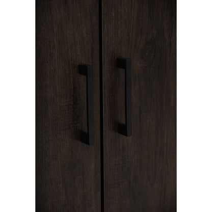 EVERETT 2 Door Shoe Cabinet - Walnut