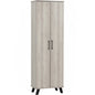 EVERETT 2 Door High Shoe Cabinet - Light Oak