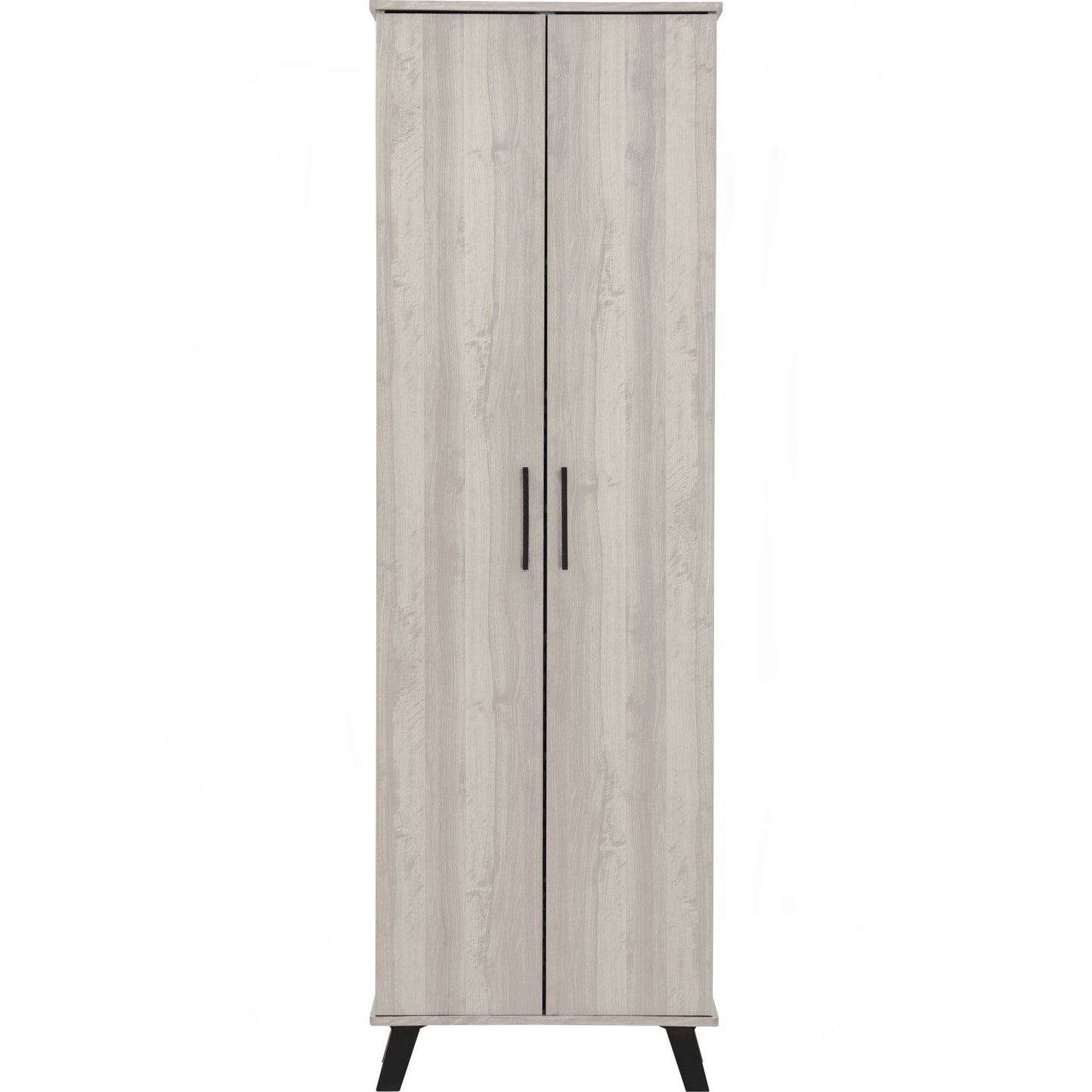 EVERETT 2 Door High Shoe Cabinet - Light Oak