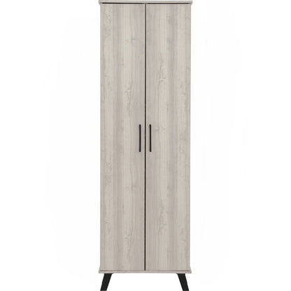 EVERETT 2 Door High Shoe Cabinet - Light Oak