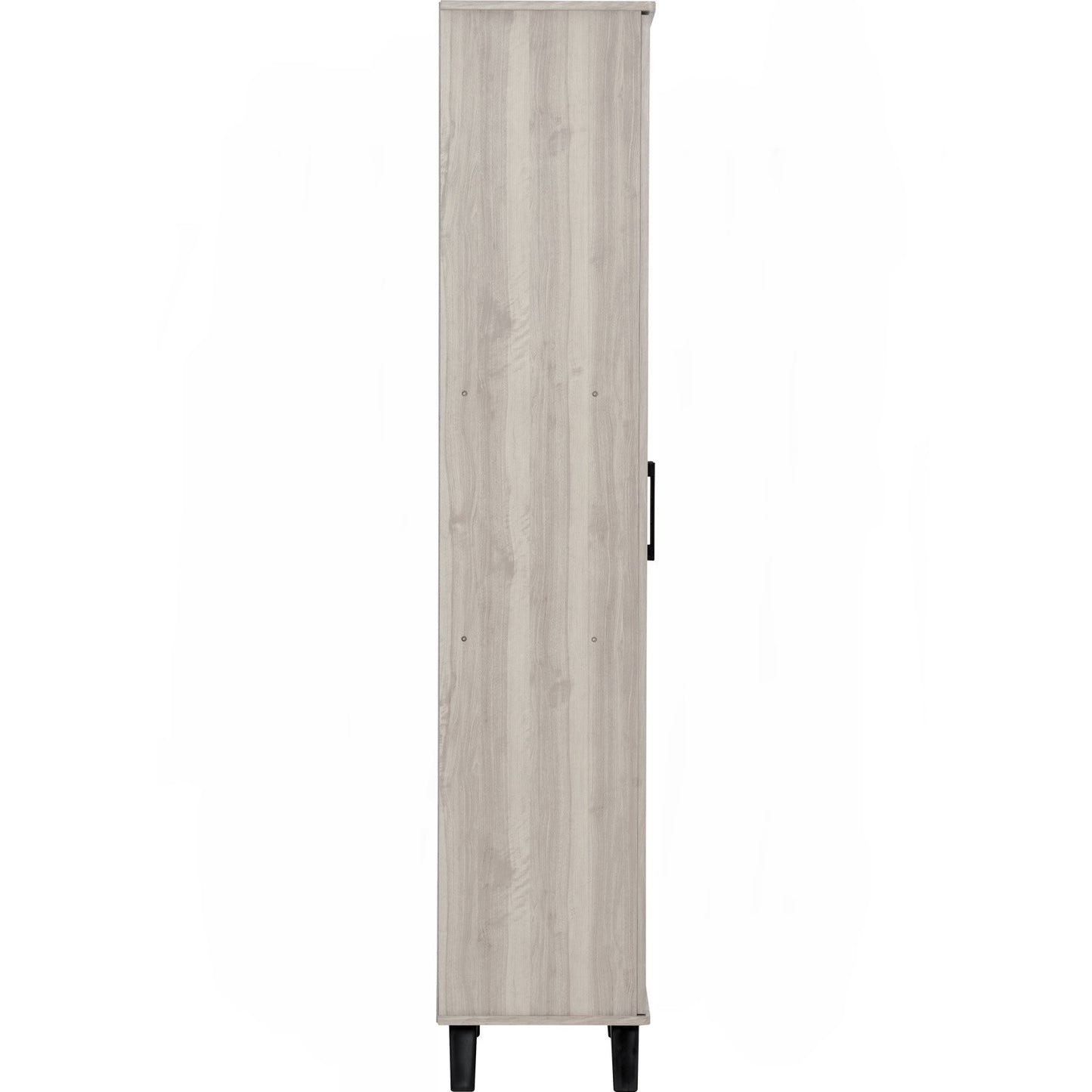 EVERETT 2 Door High Shoe Cabinet - Light Oak