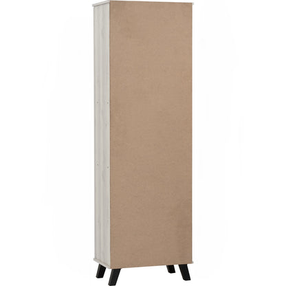 EVERETT 2 Door High Shoe Cabinet - Light Oak