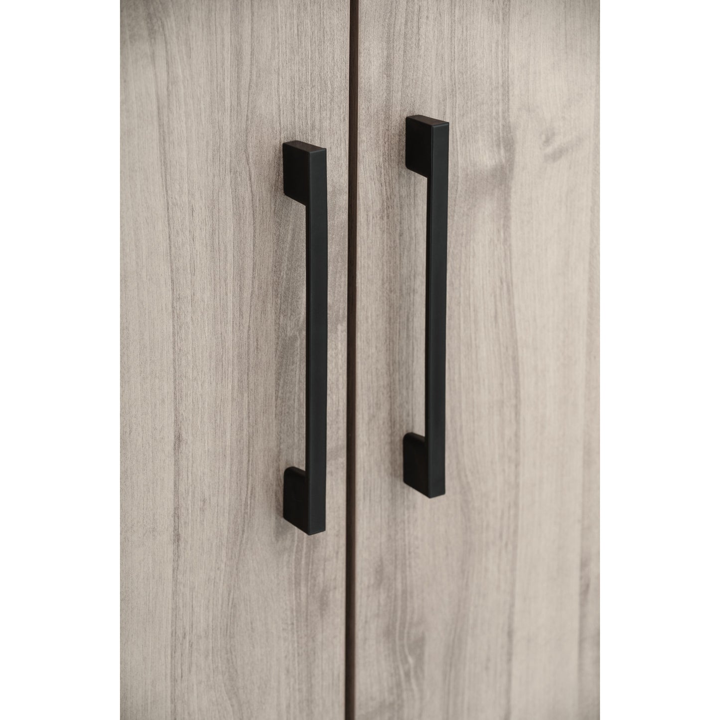 EVERETT 2 Door High Shoe Cabinet - Light Oak