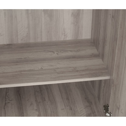 EVERETT 2 Door High Shoe Cabinet - Light Oak
