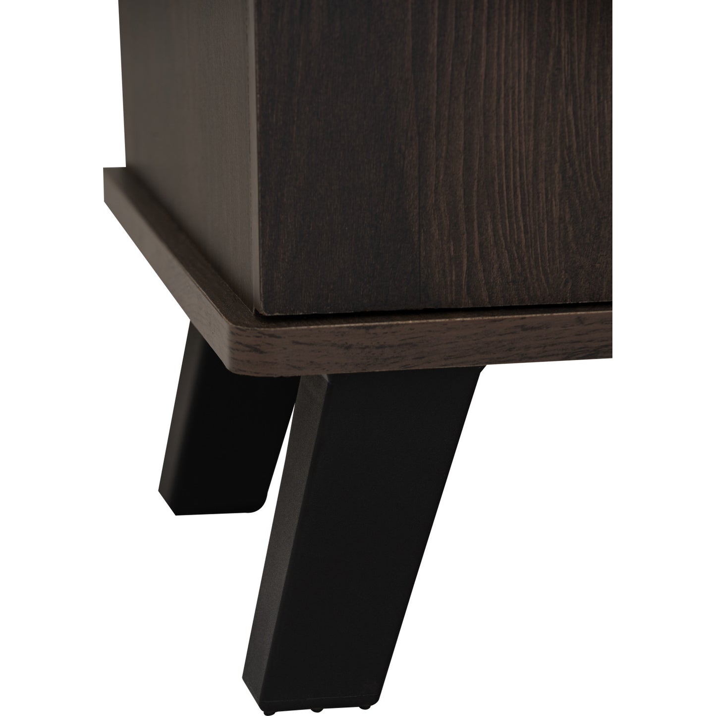 EVERETT 2 Door High Shoe Cabinet - Walnut