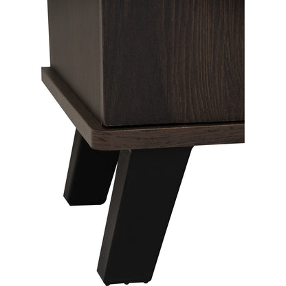 EVERETT 2 Door High Shoe Cabinet - Walnut