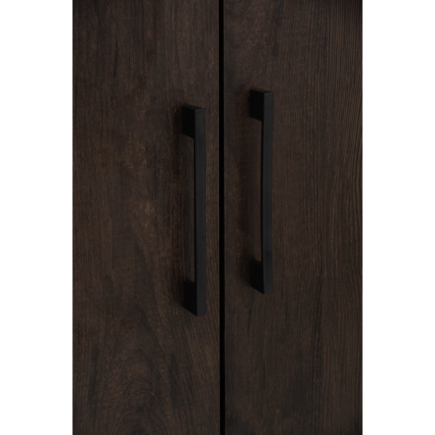 EVERETT 2 Door High Shoe Cabinet - Walnut