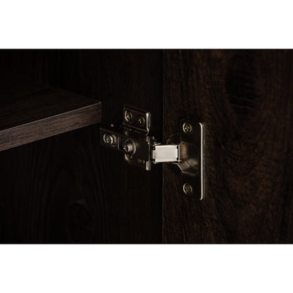 EVERETT 2 Door High Shoe Cabinet - Walnut