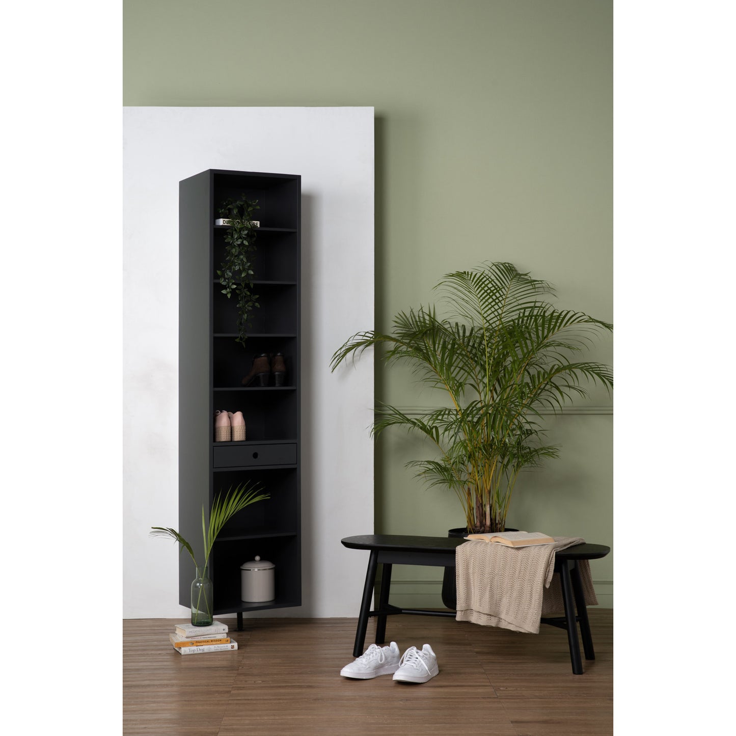 FELIPE Shoe Cabinet With Mirror