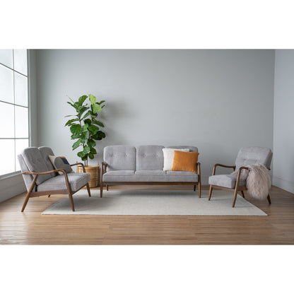 FIGARO 3 Seater Sofa - Grey