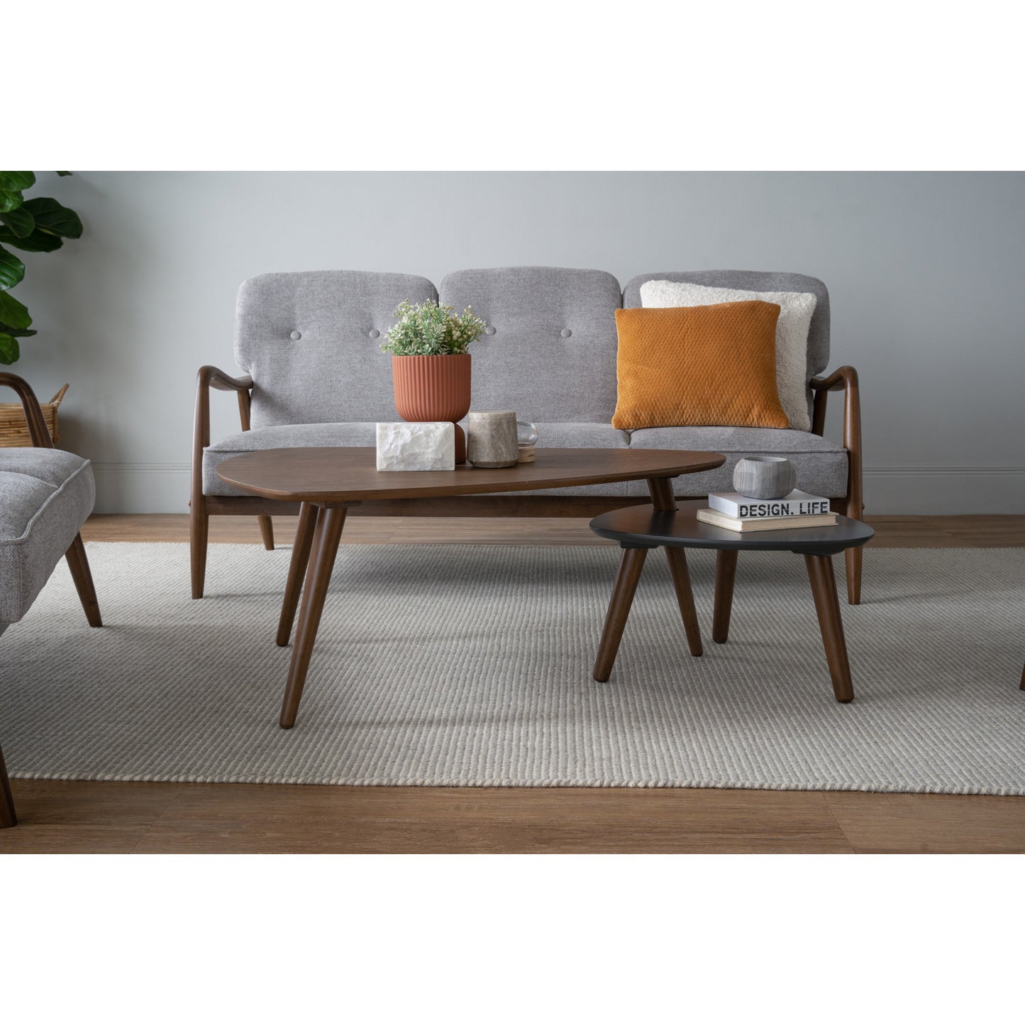 FIGARO 3 Seater Sofa - Grey