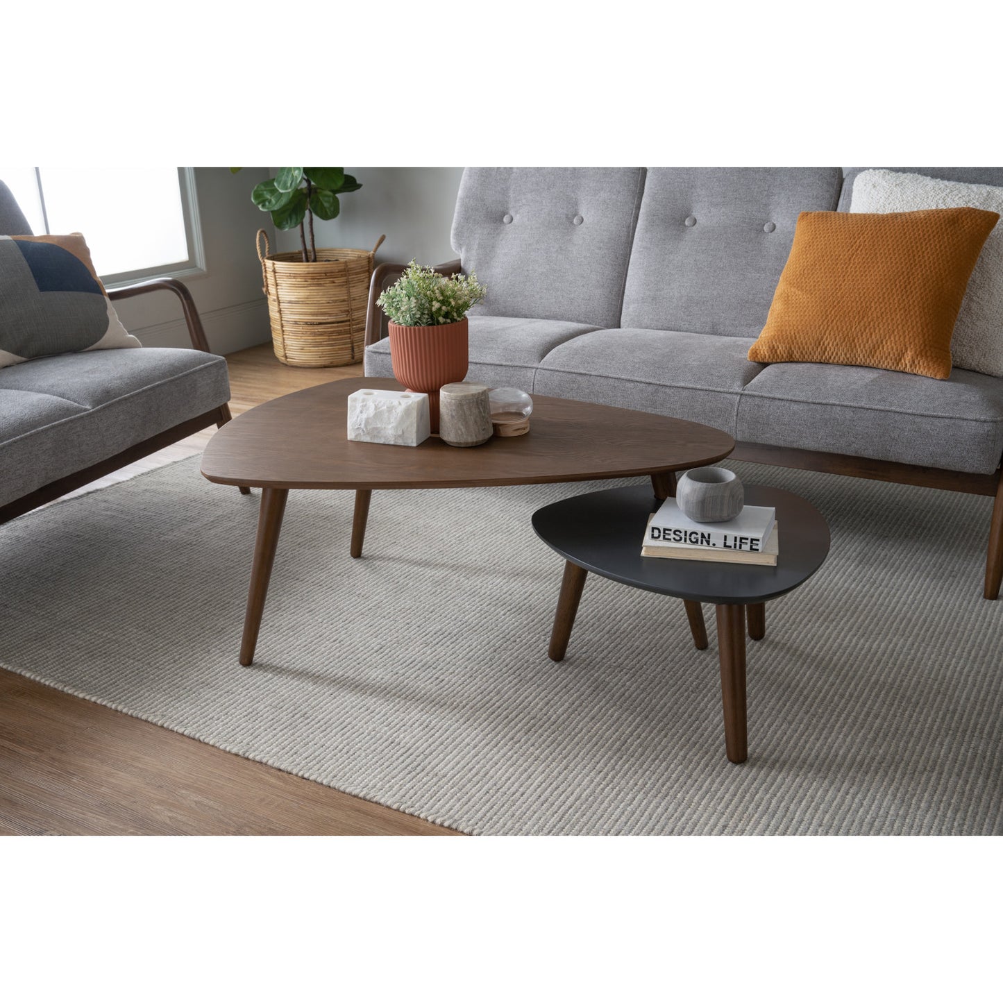 FIGARO 3 Seater Sofa - Grey