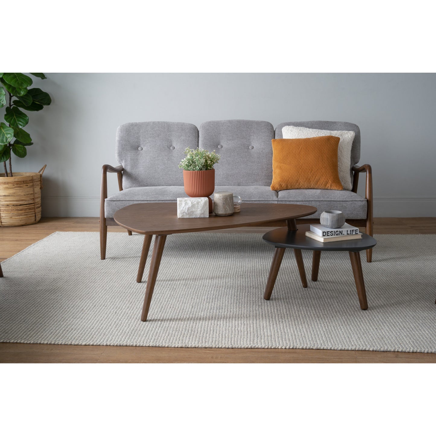 FIGARO 3 Seater Sofa - Grey