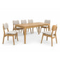 Dining Set ( 1 Ferro Table + 6 Jona Chair ) - Beech