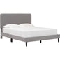 FLUFFY Bedframe Only - Light Grey (Queen Size)