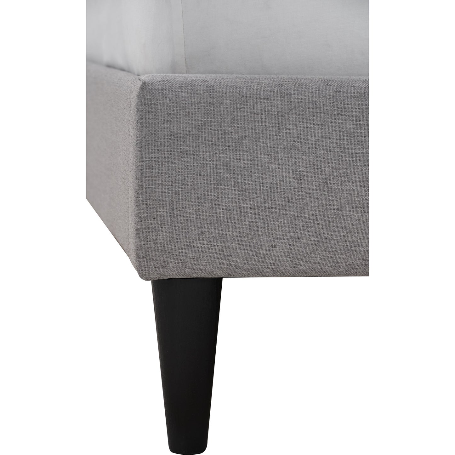 FLUFFY Bedframe Only - Light Grey (Queen Size)