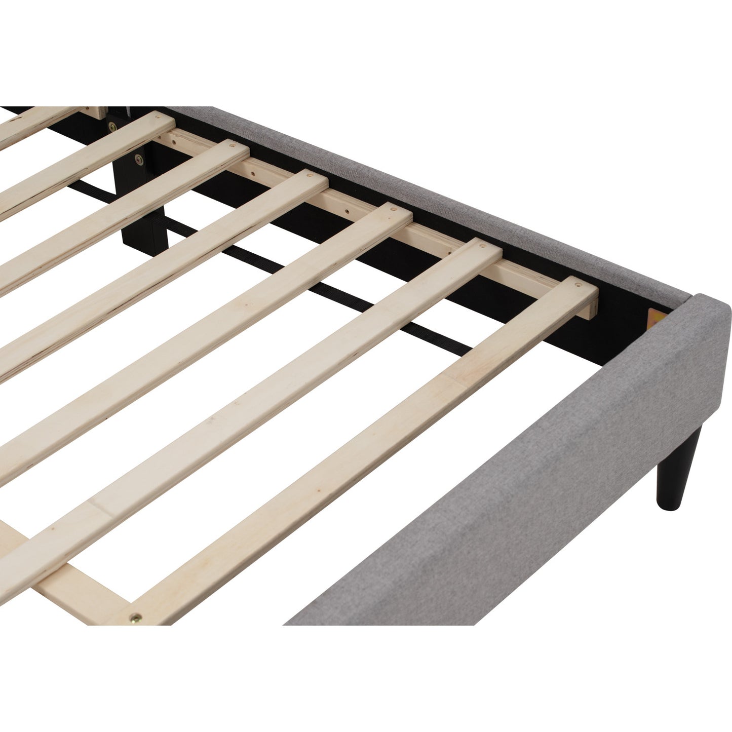 FLUFFY Bedframe Only - Light Grey (Queen Size)