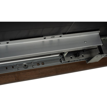 FOLTO Extendable Dining Table - Cocoa Leg, White Marble Grain Top (1200 + 300L)