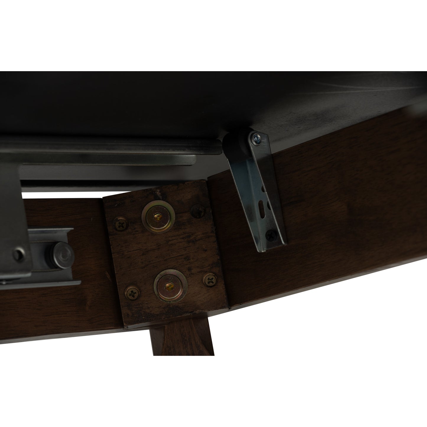 FOLTO Extendable Dining Table - Cocoa Leg, White Marble Grain Top (1200 + 300L)