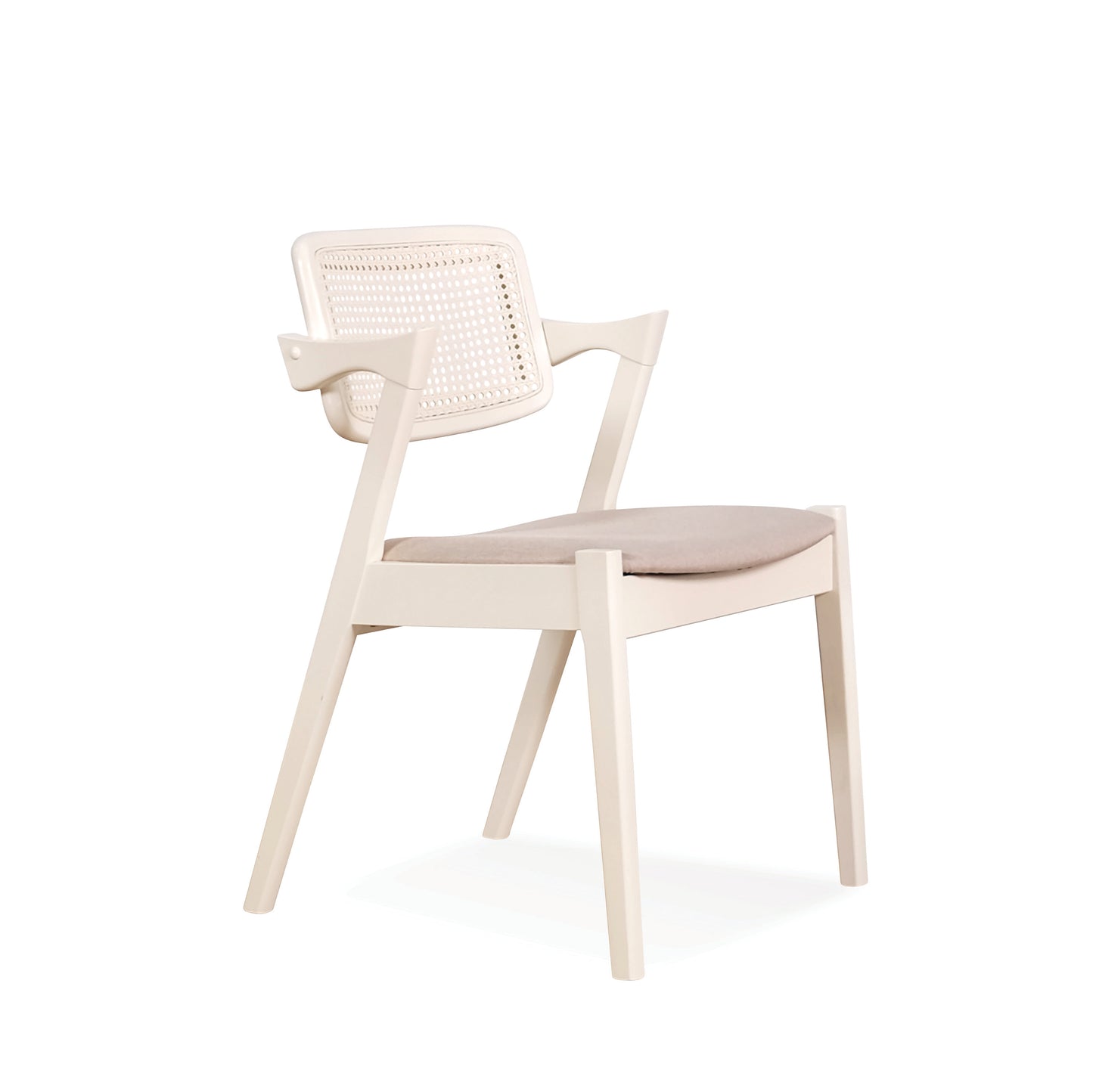 GAVIN Dining Chair - Soft Cream White