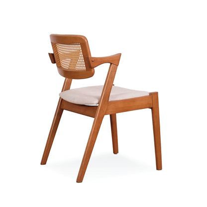 GAVIN Dining Chair - Light Walnut