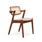 GAVIN Dining Chair - Medium Brown