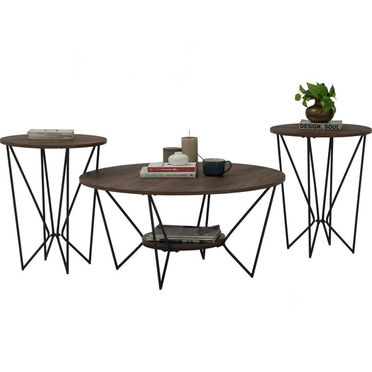 GIOLA 3 in 1 Coffee Table - Light Brown