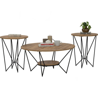 GIOLA 3 in 1 Coffee Table - Oak