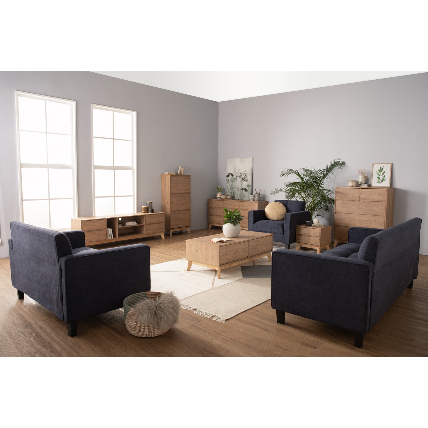 HIRADO TV Cabinet - Oak (1800L)