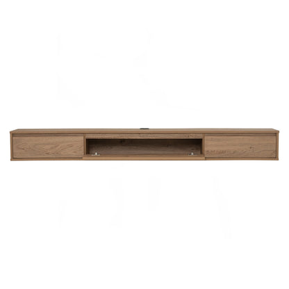 HIRADO Wall TV Cabinet - Oak (1800L)