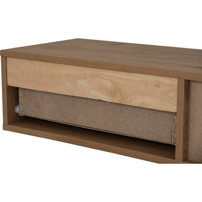 HIRADO Wall TV Cabinet - Oak (1800L)