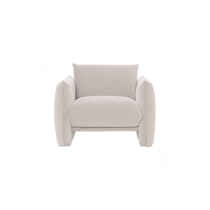 HOLDEN 1 Seater Sofa - Greymist (Pets Friendly Fabric)