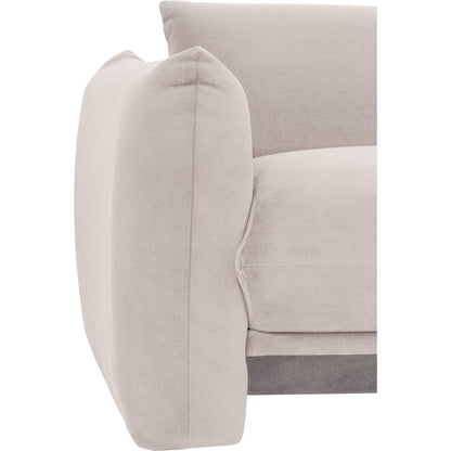 HOLDEN 1 Seater Sofa - Greymist (Pets Friendly Fabric)
