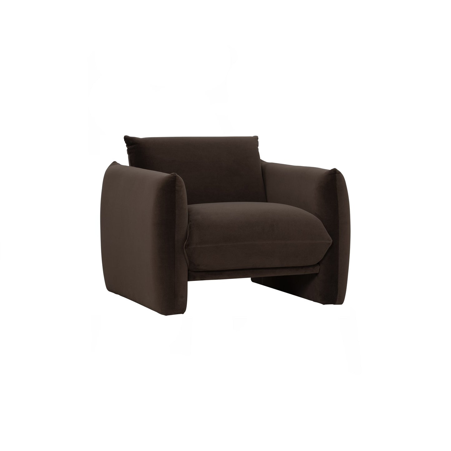 HOLDEN 1 Seater Sofa - Dark Brown