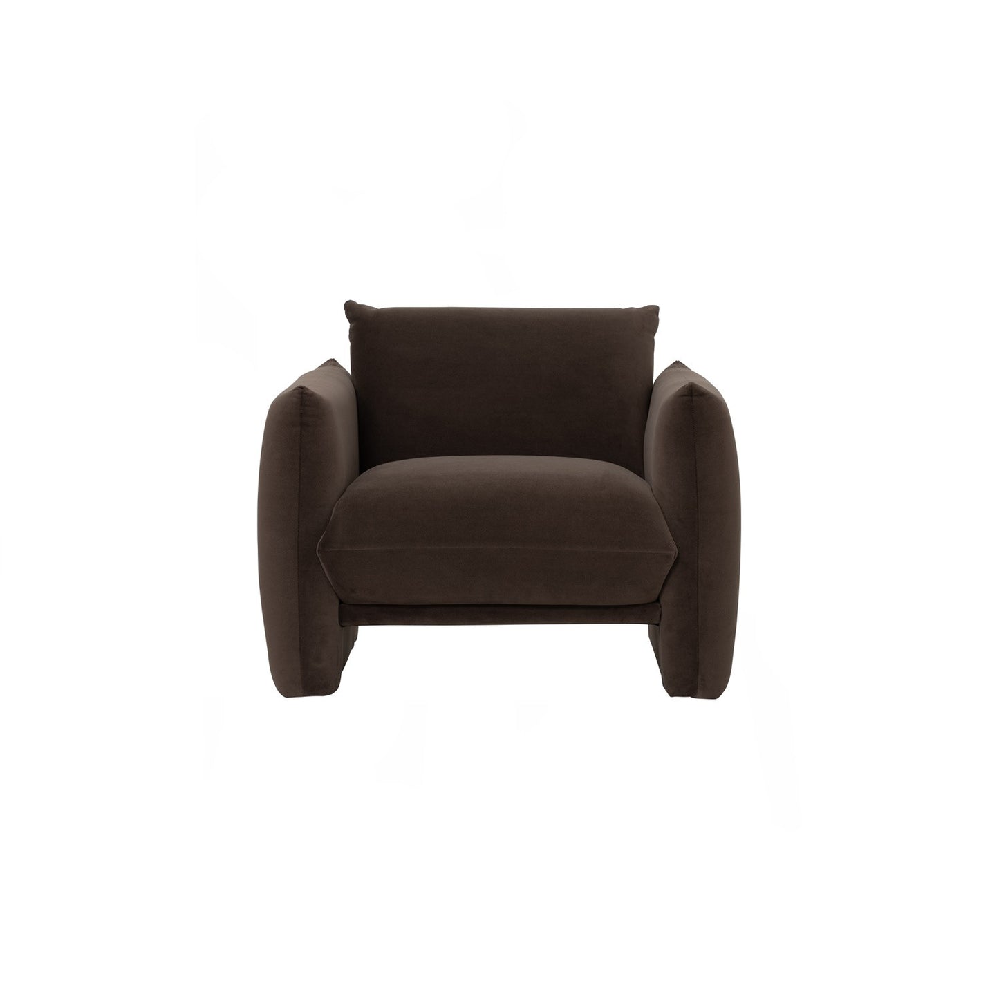HOLDEN 1 Seater Sofa - Dark Brown