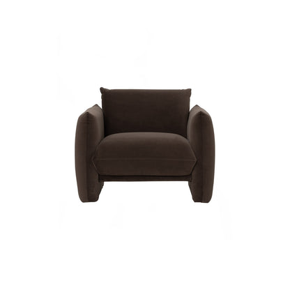 HOLDEN 1 Seater Sofa - Dark Brown