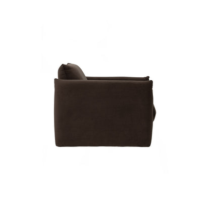 HOLDEN 1 Seater Sofa - Dark Brown