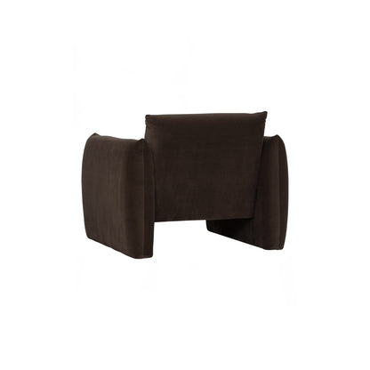 HOLDEN 1 Seater Sofa - Dark Brown