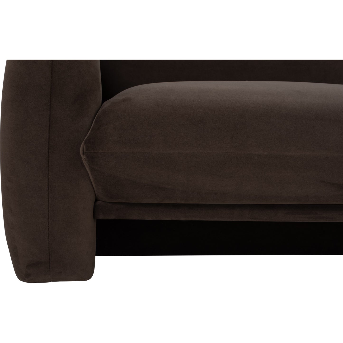 HOLDEN 1 Seater Sofa - Dark Brown