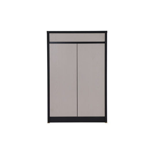 HABIB 2 Door Shoe Cabinet - Black