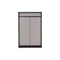 HABIB 2 Door Shoe Cabinet - Black