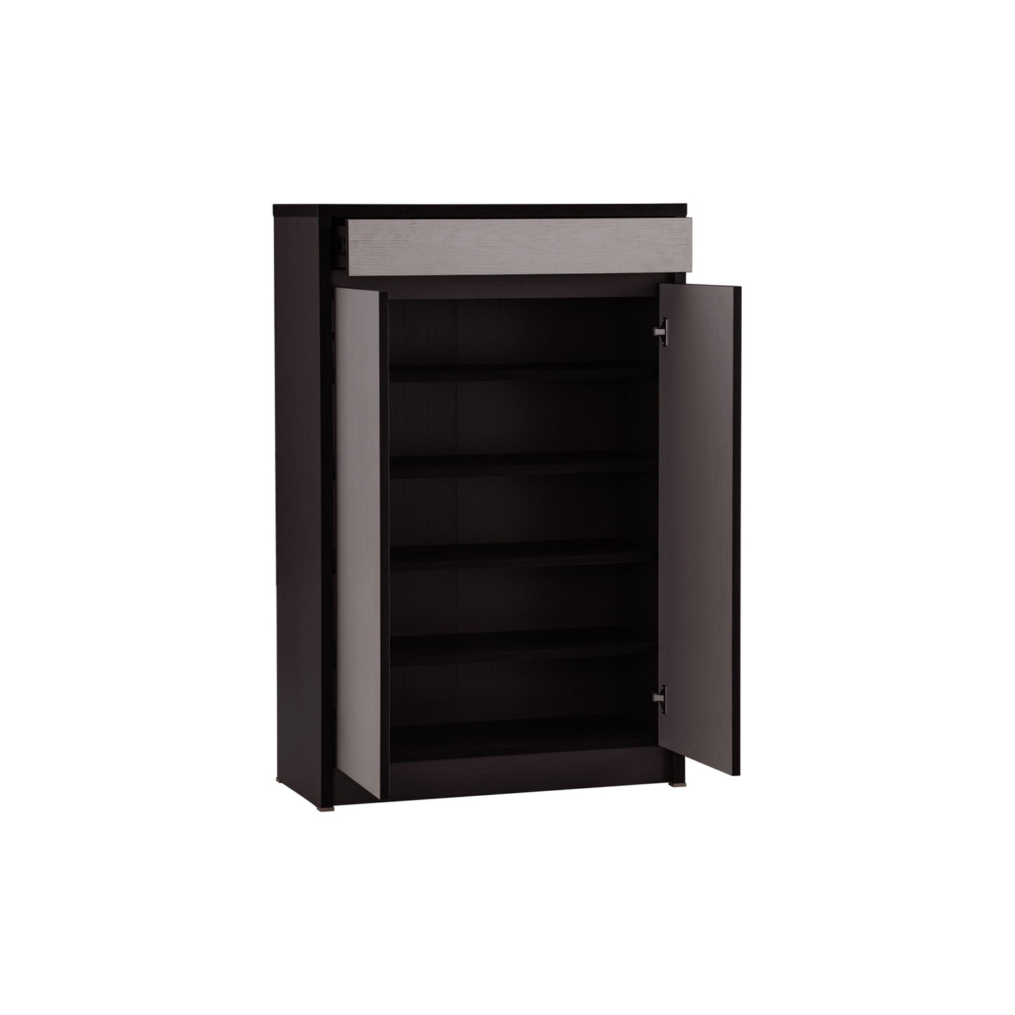 HABIB 2 Door Shoe Cabinet - Dark Grey