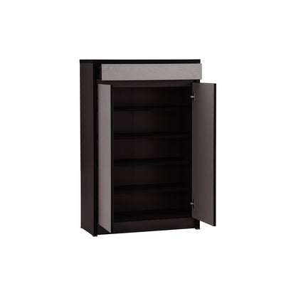 HABIB 2 Door Shoe Cabinet - Dark Grey